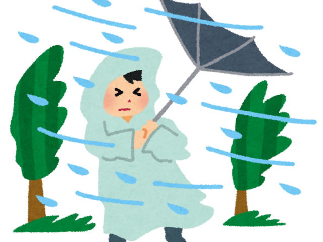 今日の台風🌀チャンミー🌀