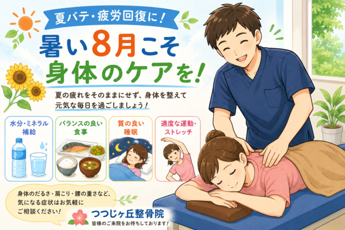 夏バテ 身体のケア 整骨院