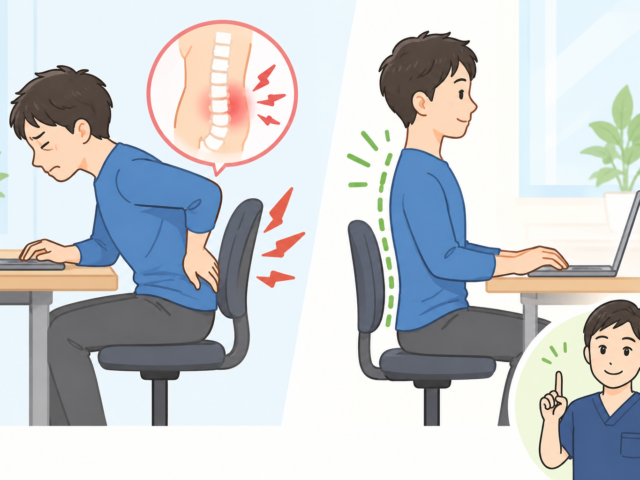 腰痛が気になる方へ｜毎日の姿勢と身体の使い方を見直しましょう