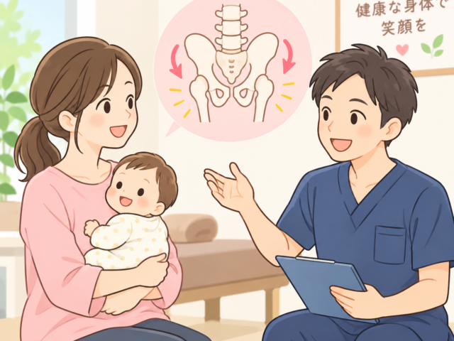 産後の骨盤矯正とは？育児中の腰痛や姿勢のお悩みを考える身体ケア